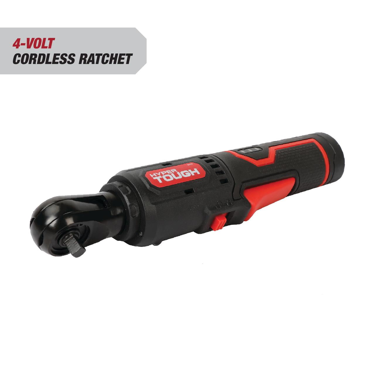 Hyper Tough 4V Cordless Ratchet with USB-c Charging Cable