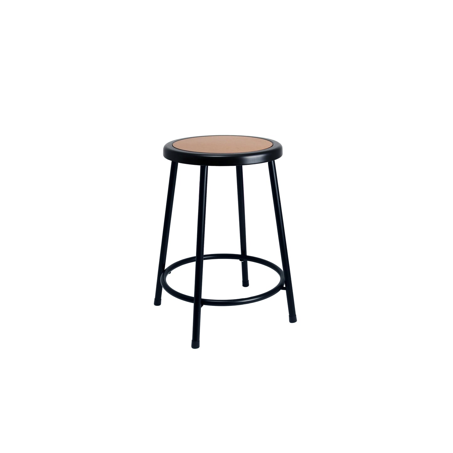 Hampden Furnishings Felix Collection 24-inch Steel Black Stool, AssemblyReady