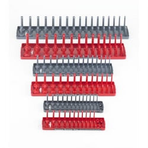 Hansen Global 92000 Socket Tray, SAE & Metric Storage, Pack of 6
