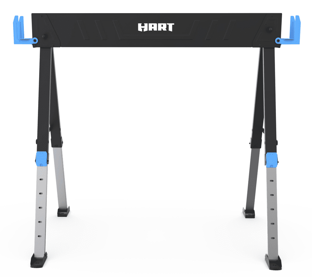 Hart Caballete de Acero Ajustable (Capacidad de 1100 Lb)