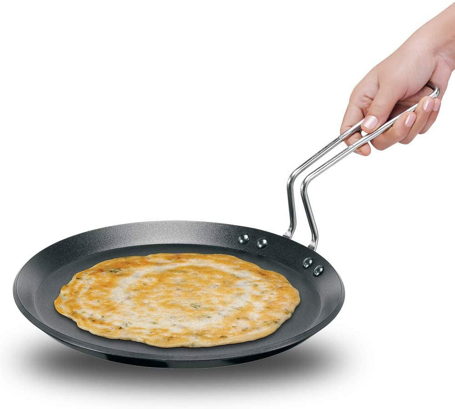 Hawkins Futura Non-stick Induction Compatible 10" Flat Tava Griddle