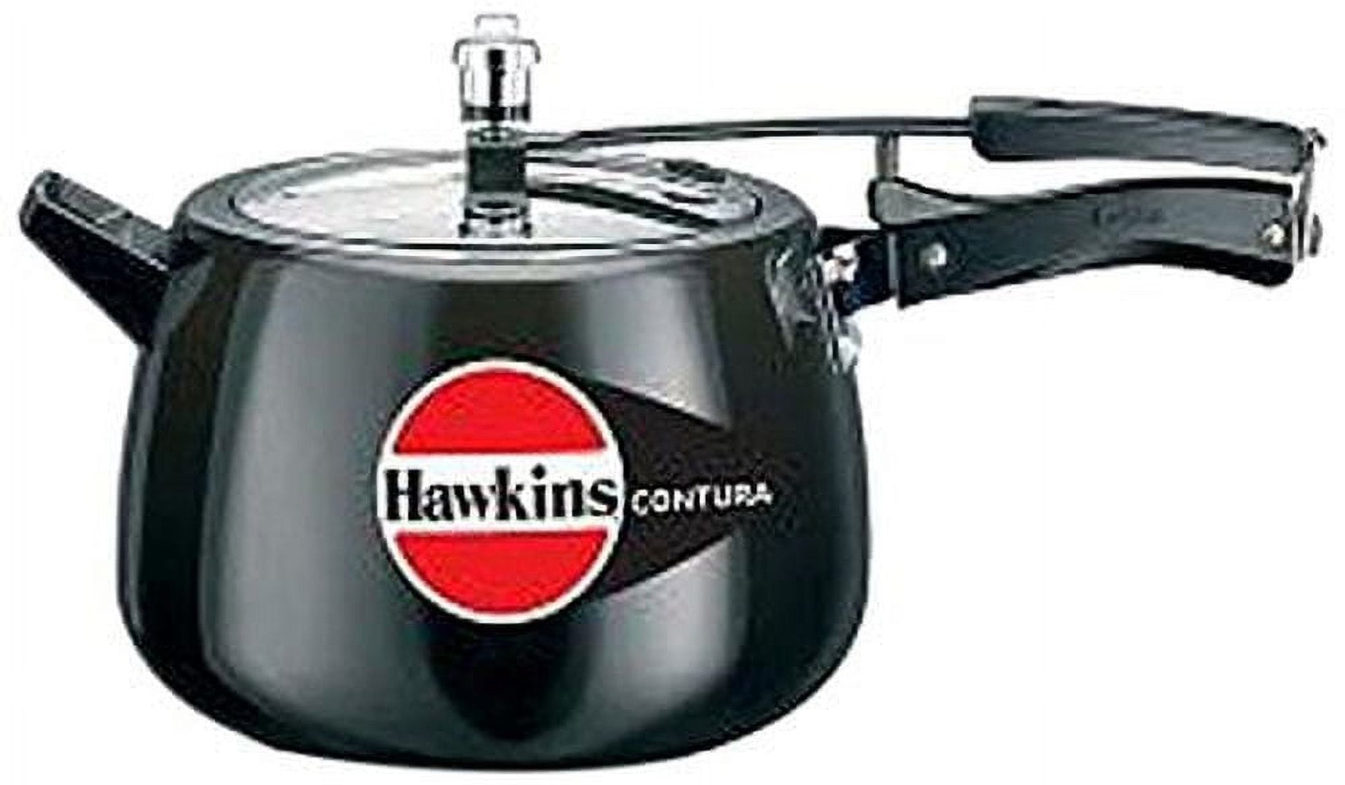 Hawkins Hard Anodised Pressure Cooker, 4-Liter, Contura Black