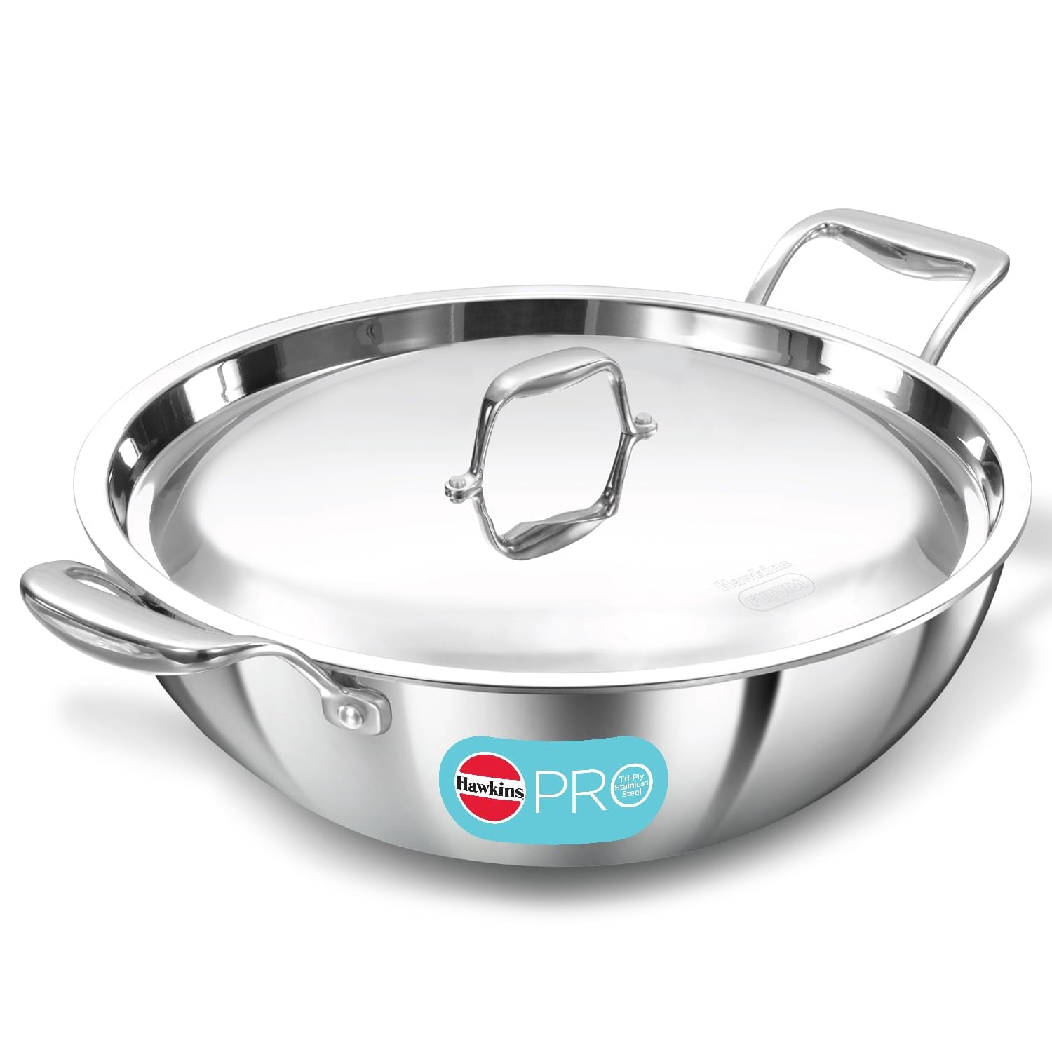 Hawkins Pro 6.3 Quart Stainless Steel Deep-Fry Pan