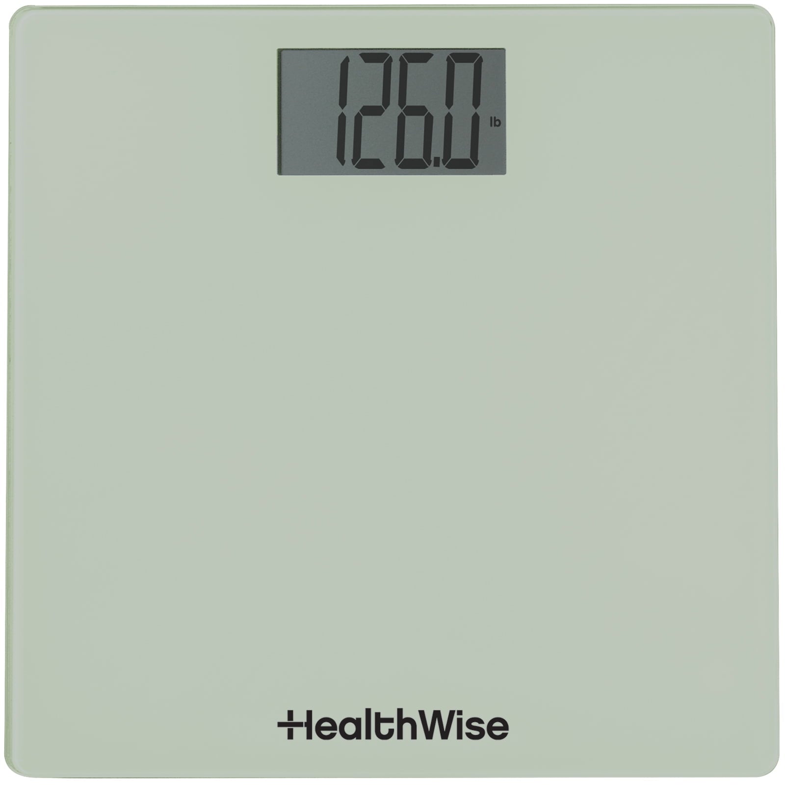HealthWise Digital Weight Scale | 438 lbs / 199 kg Capacity | Tempered Glass Auto-On | Quick, Accurate Body Weight Measurements | Measurement Modes: LBS, KG or ST