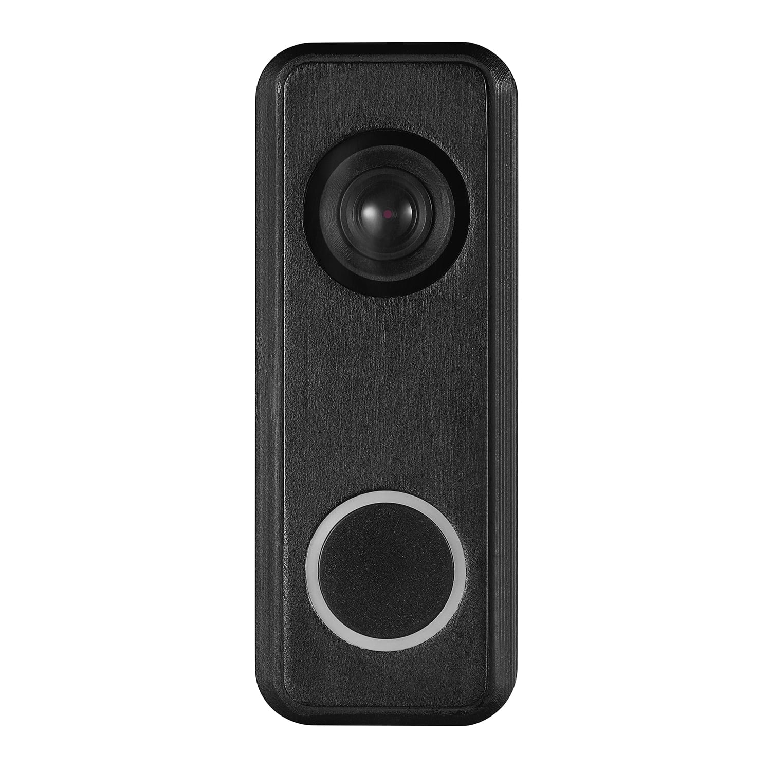 Heath Zenith Heath Zenith Black Plastic Wireless Lighted Battery-Operated Push Doorbell Button with Realistic Decoy Camera