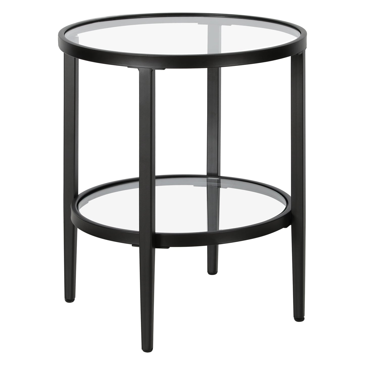 Henn&Hart 19.63" Black Side Table