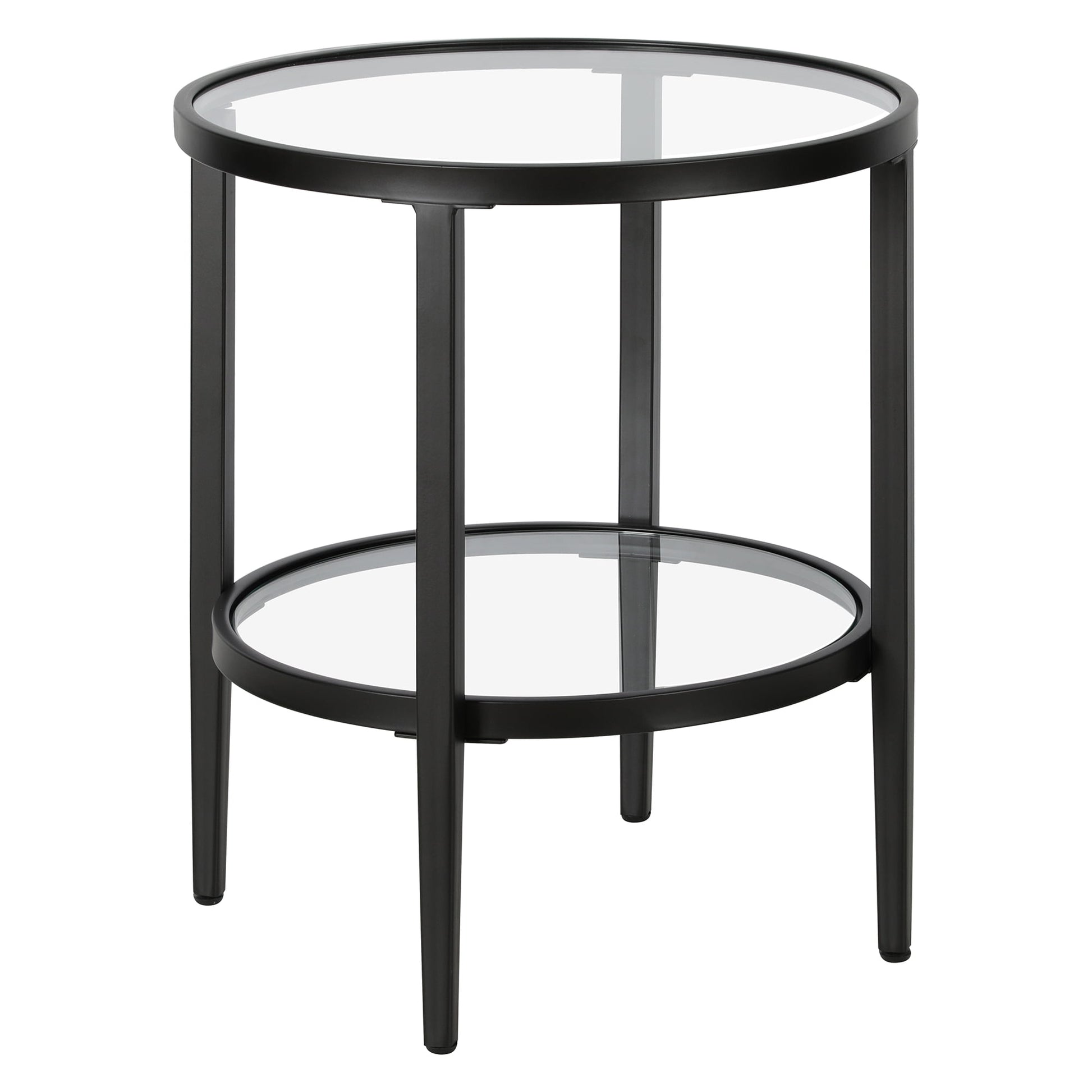Henn&Hart 19.63" Black Side Table