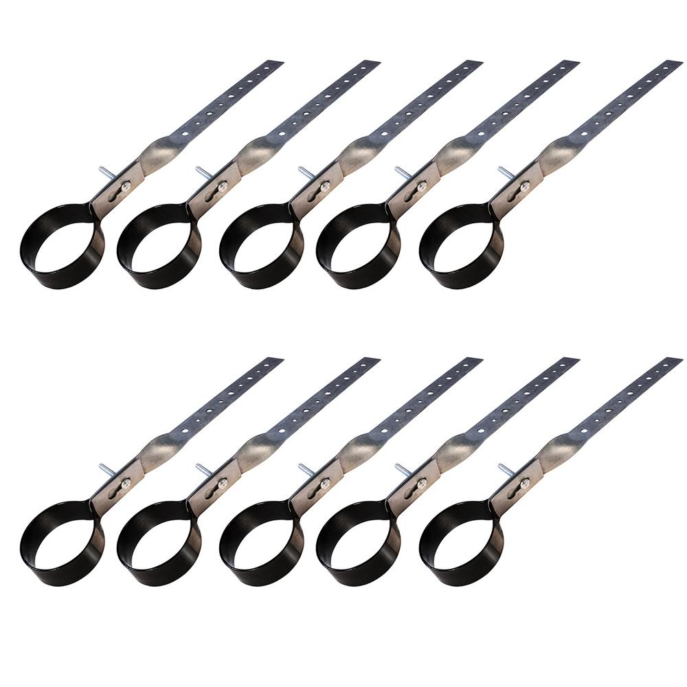 Highcraft 1-1/2 in. DWV Pipe Hanger in Galvanized Steel (10-Pack)