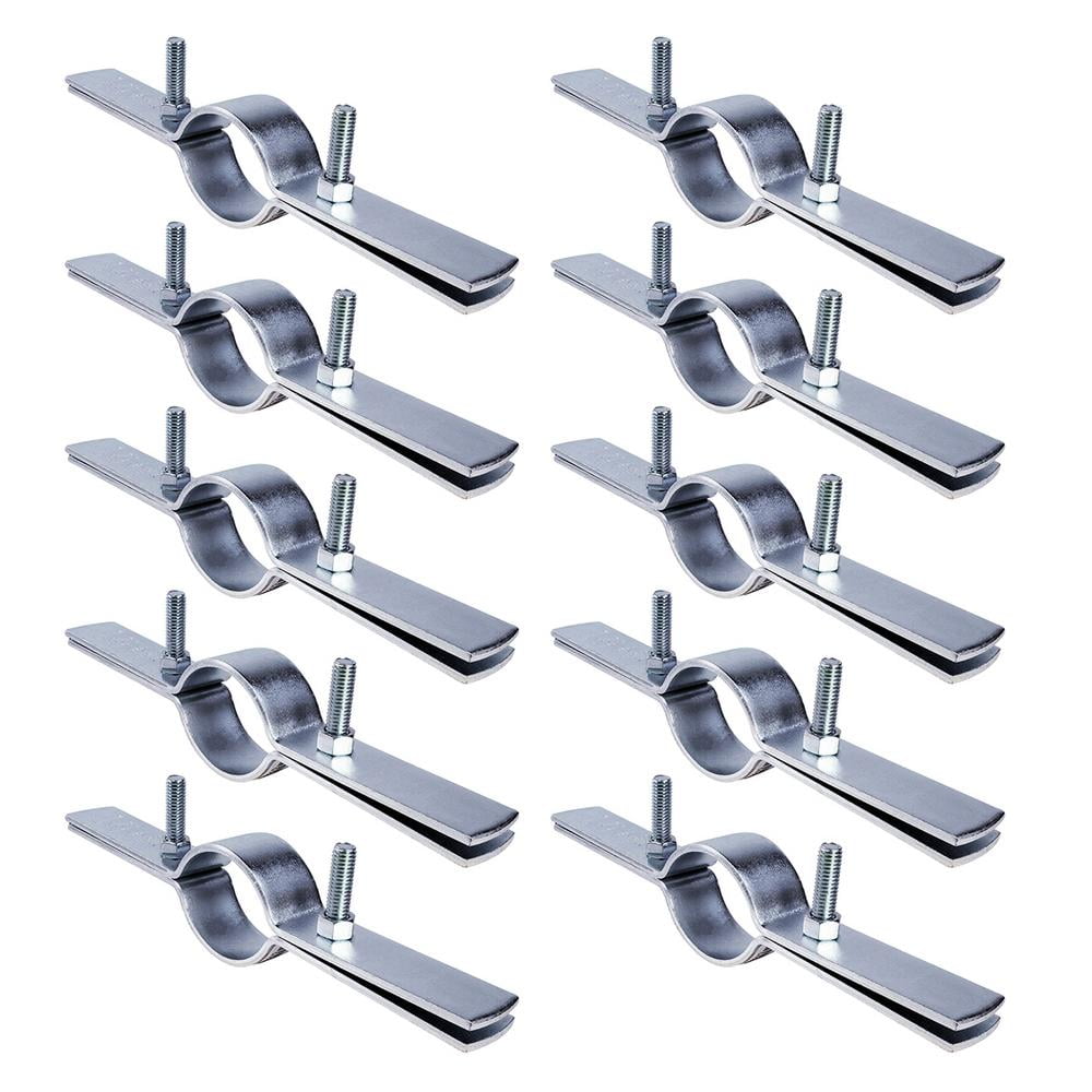 Highcraft 1-1/4 in. Riser Clamp in Electro Galvanized Steel (10-Pack)