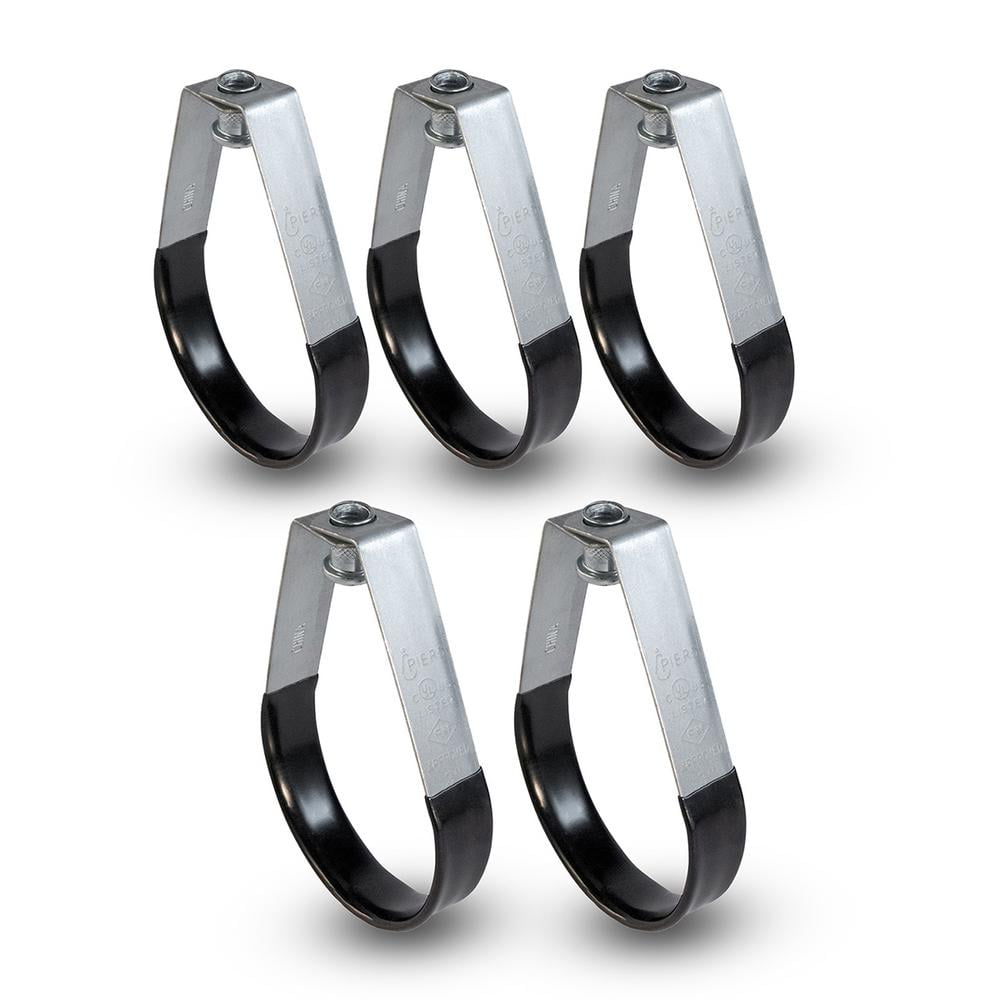 Highcraft 2-1/2 in. Swivel Loop Hanger for Vertical Pipe Support in Plastic Coated Steel (5-Pack)