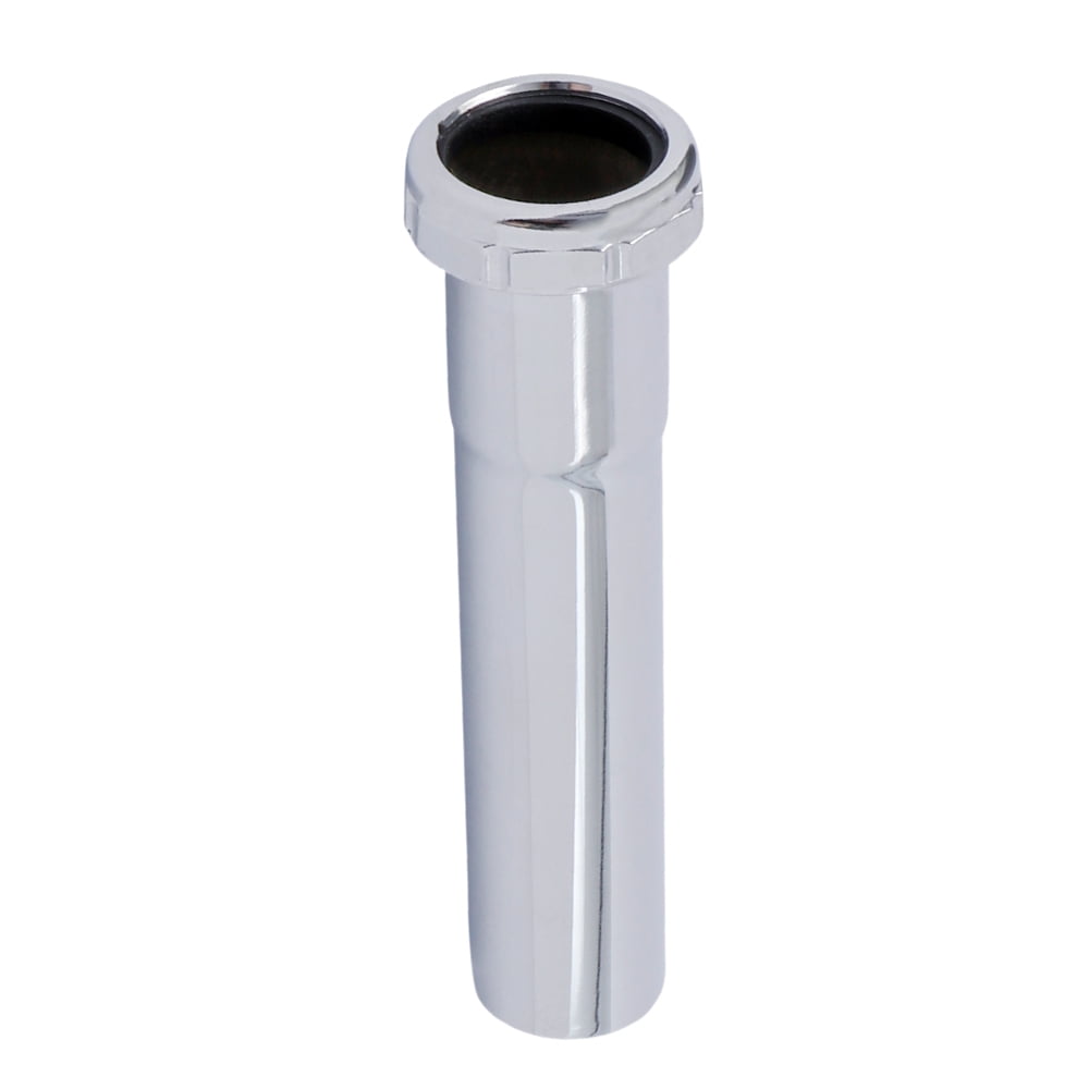 Highcraft 24125 Slip Joint Extension Tube for Tubular Drain Applications, 1-1/2 in. x 12 in., 17GA Chrome Plated Brass