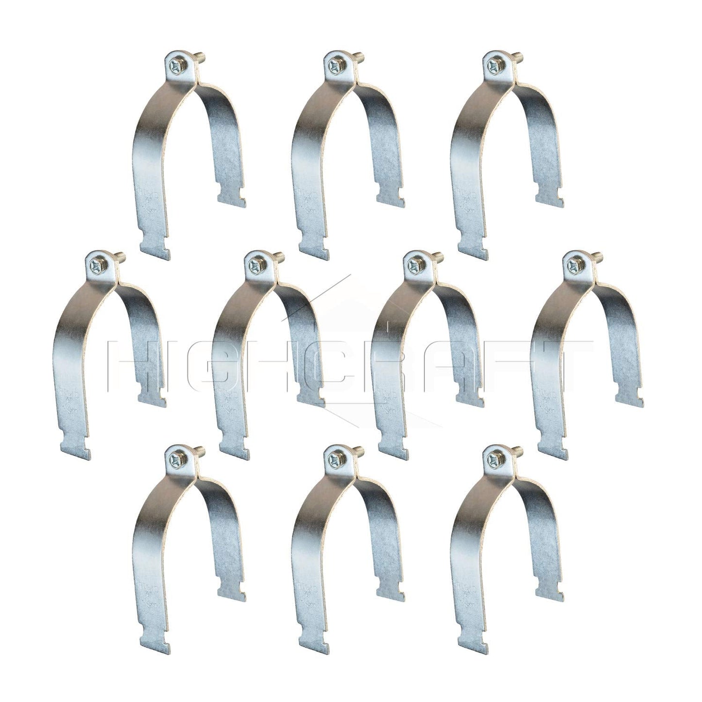 Highcraft 3/4 in. Electro Galvanized Steel Strut Clamp (10-Pack)