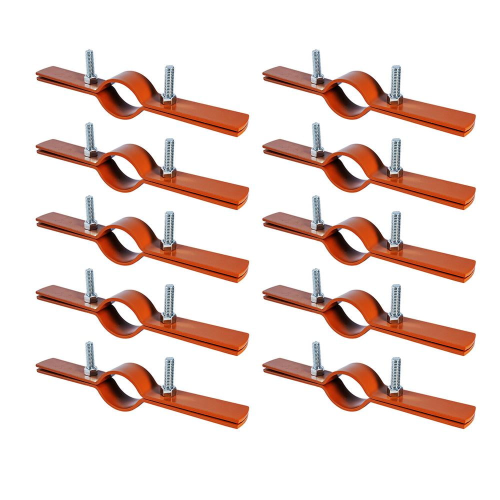 Highcraft 3/4 in. Riser Clamp in Copper Epoxy Coated Steel (10-Pack)
