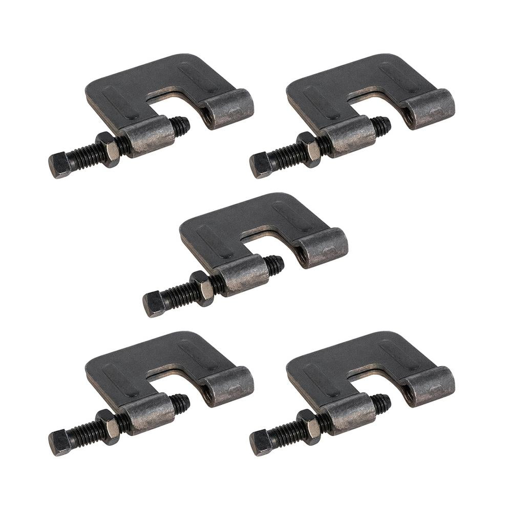 Highcraft 5/8 in. C-Clamp Rod Anchor for Beam with Uncoated Steel (5-Pack)