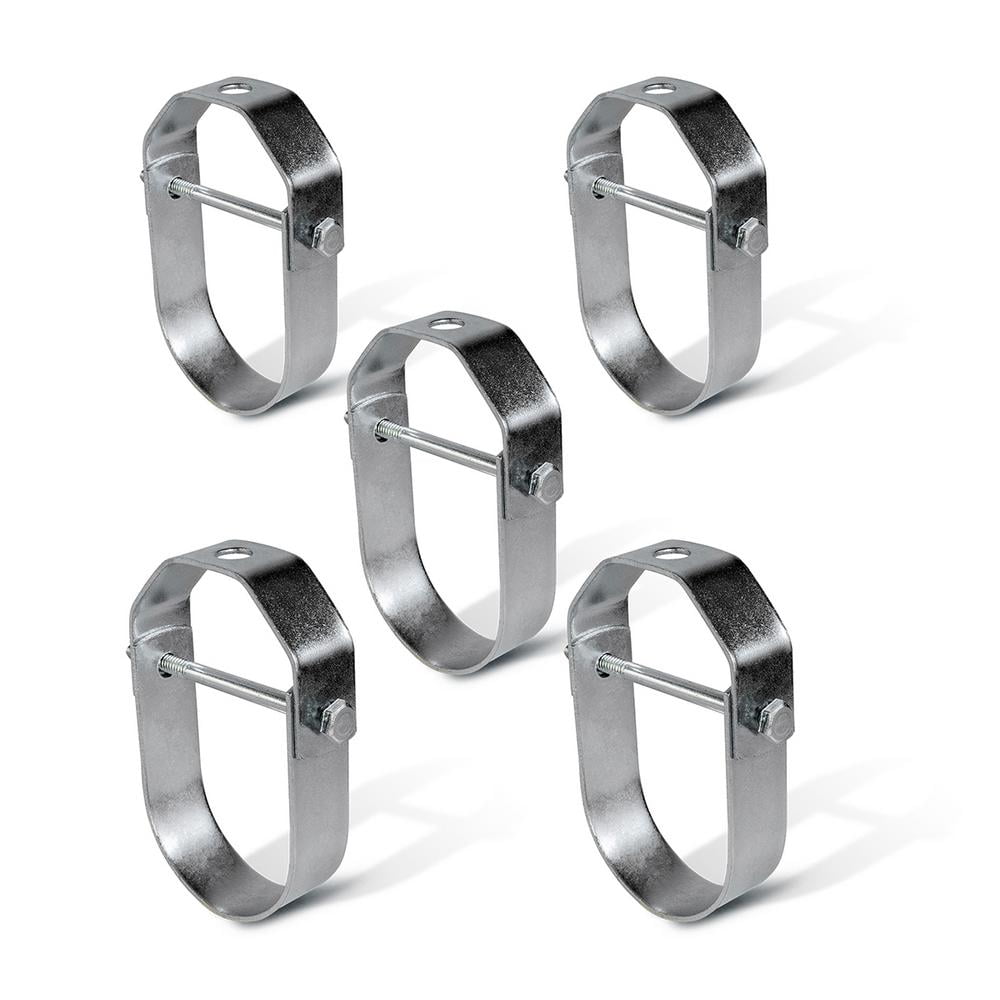 Highcraft 5 in. Clevis Hanger for Vertical Pipe Support in Standard Electro Galvanized Steel (5-Pack)