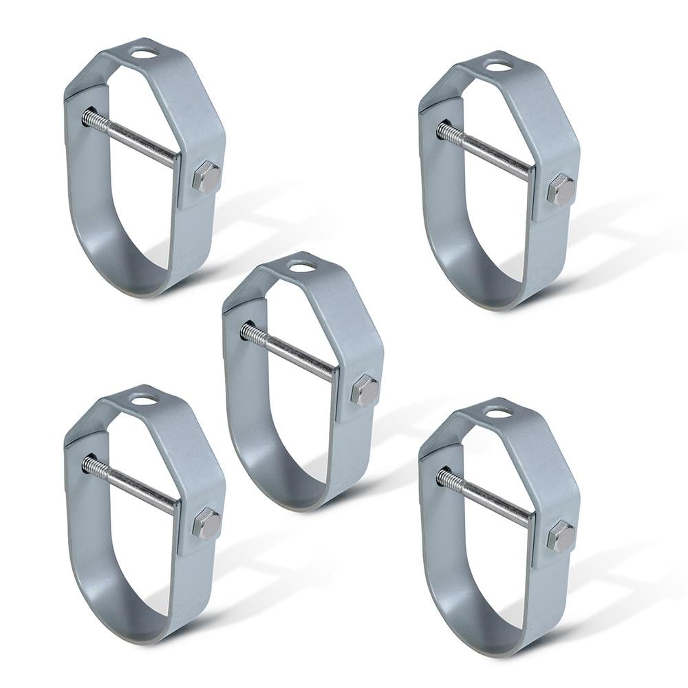 Highcraft 5 in. Clevis Hanger for Vertical Pipe Support in Standard Epoxy Coated Steel (5-Pack)