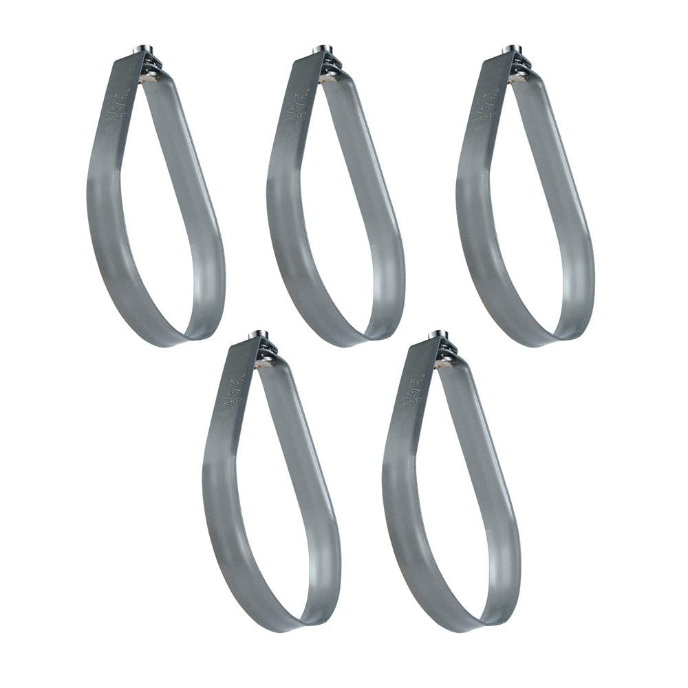 Highcraft 6 in. Swivel Loop Hanger for Vertical Pipe Support in Epoxy Coated Steel (5-Pack)