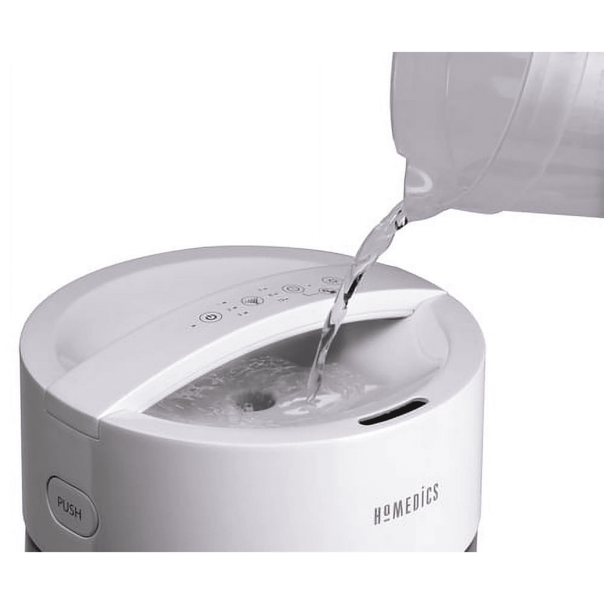 (Open Box) HoMedics UHE-CMTF45 Total Comfort UV-C Ultrasonic Room Humidifier, .97 Gallon