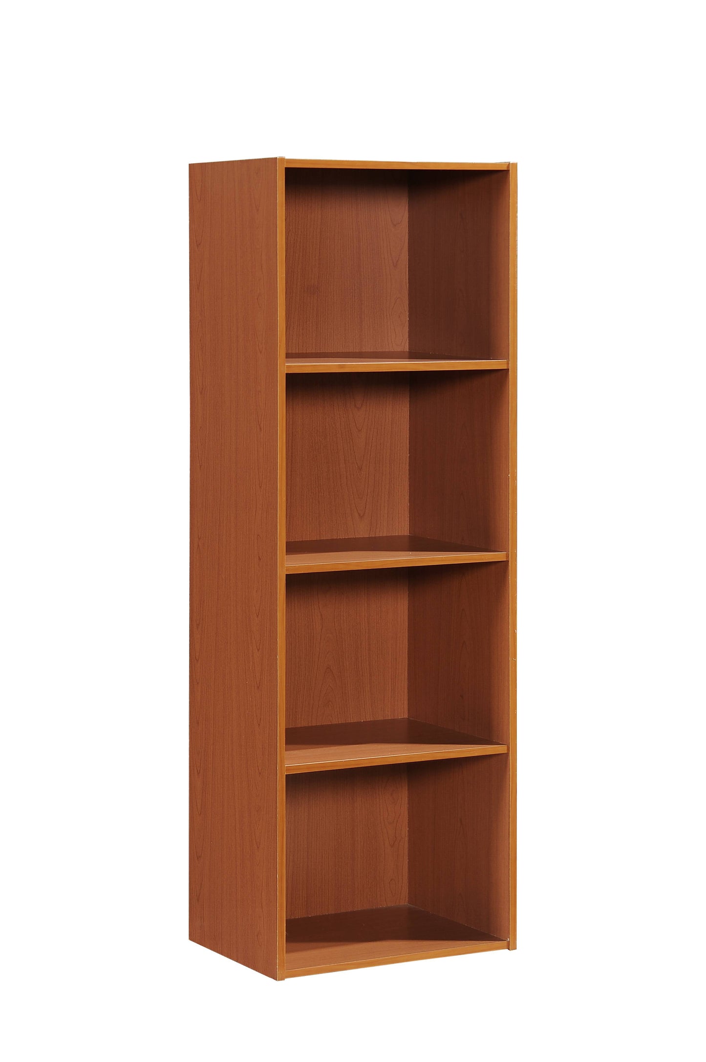 Hodedah EstanterÃ­a de Almacenamiento de Madera de 4 Estantes para OrganizaciÃ³n de Oficina en Casa, Negro