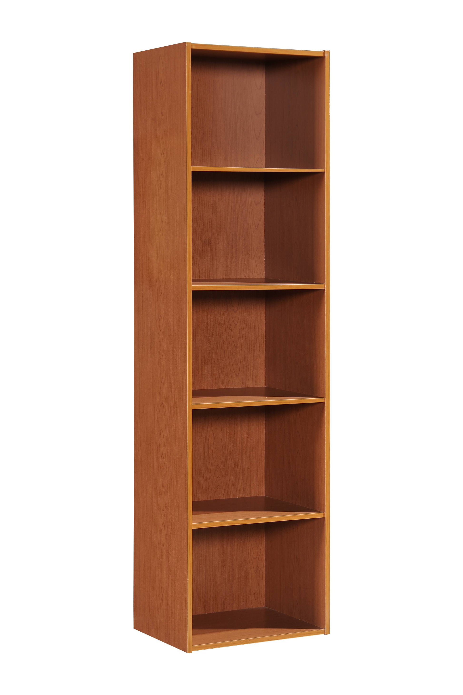 Hodedah 5-Shelf Bookcase, Cherry