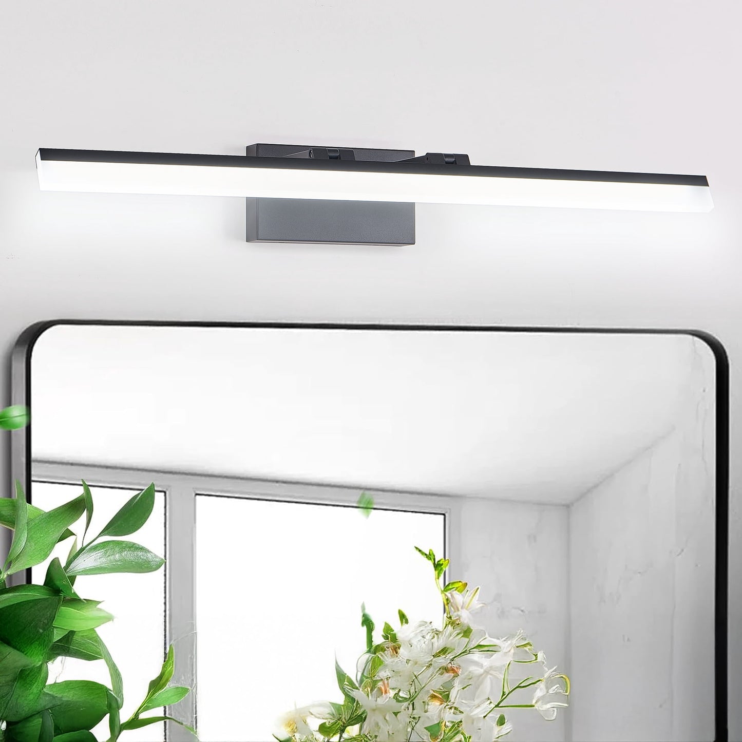 Holaki 32 in. W Modern LED Bathroom Vanity Light â€“ 5 CCT Wall Light for Mirror, Dressing Room or Sink Area