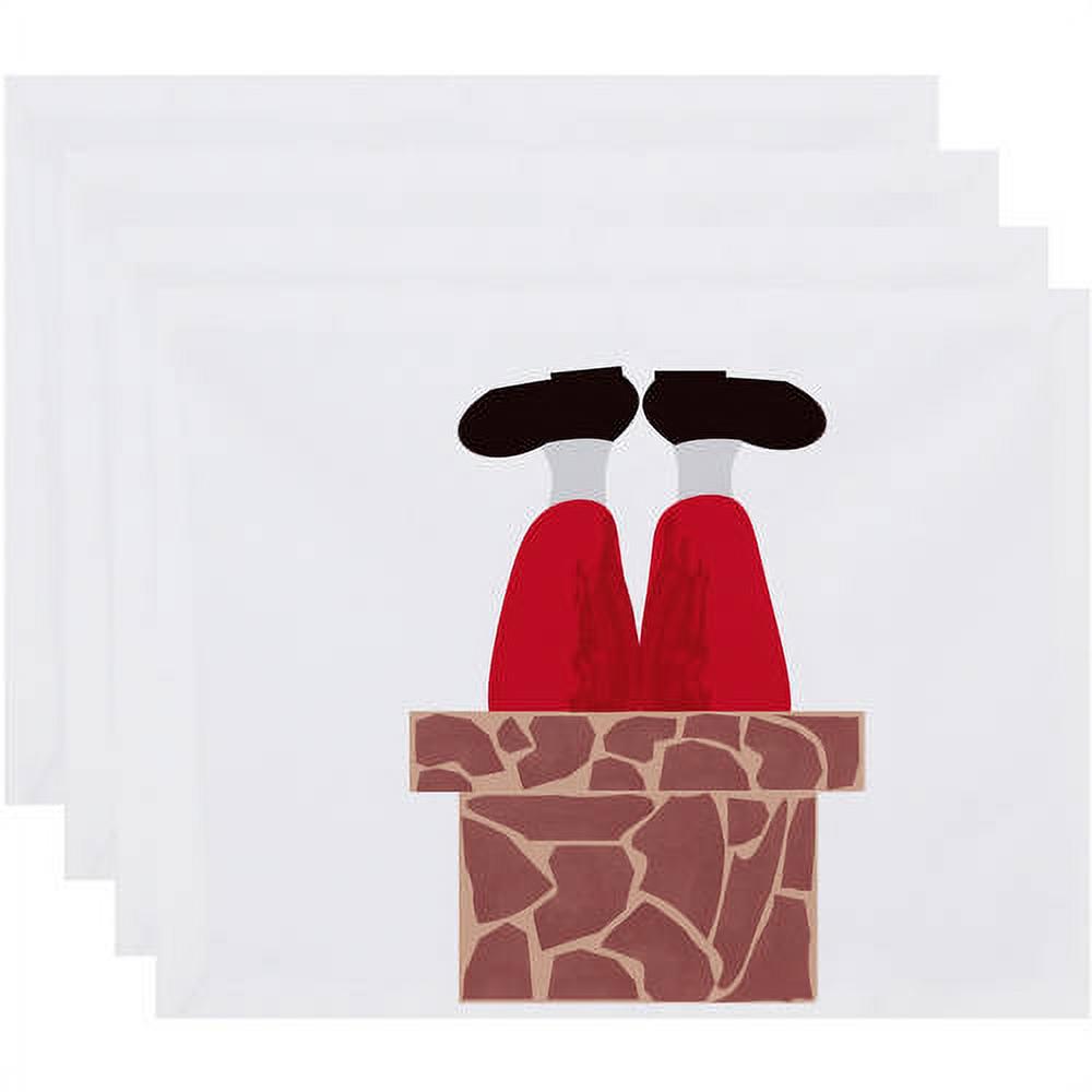 Holiday Essence Away He Goes Geometric Print Placemat