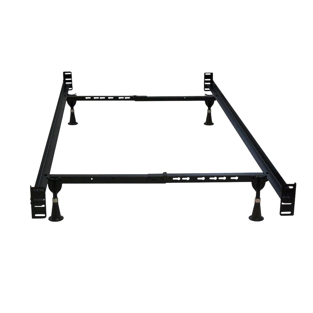 Hollywood Bed Frame Headboard & Footboard Bed Frame Twin/Full with 4-Glides