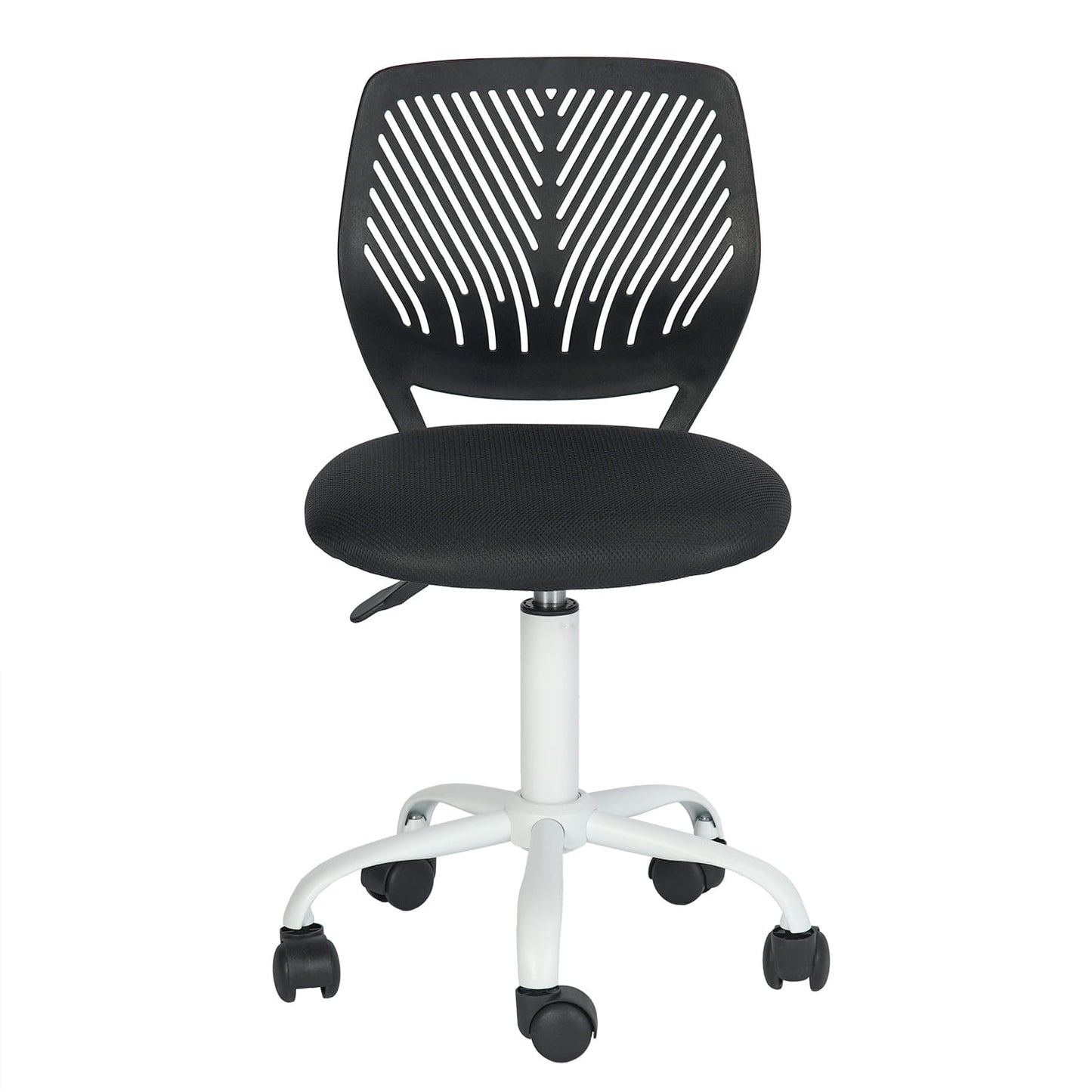 Homy Casa Teen Task Chair, Armless Office Chair Swivel with Soft Cushion for Study Kids Teens Child