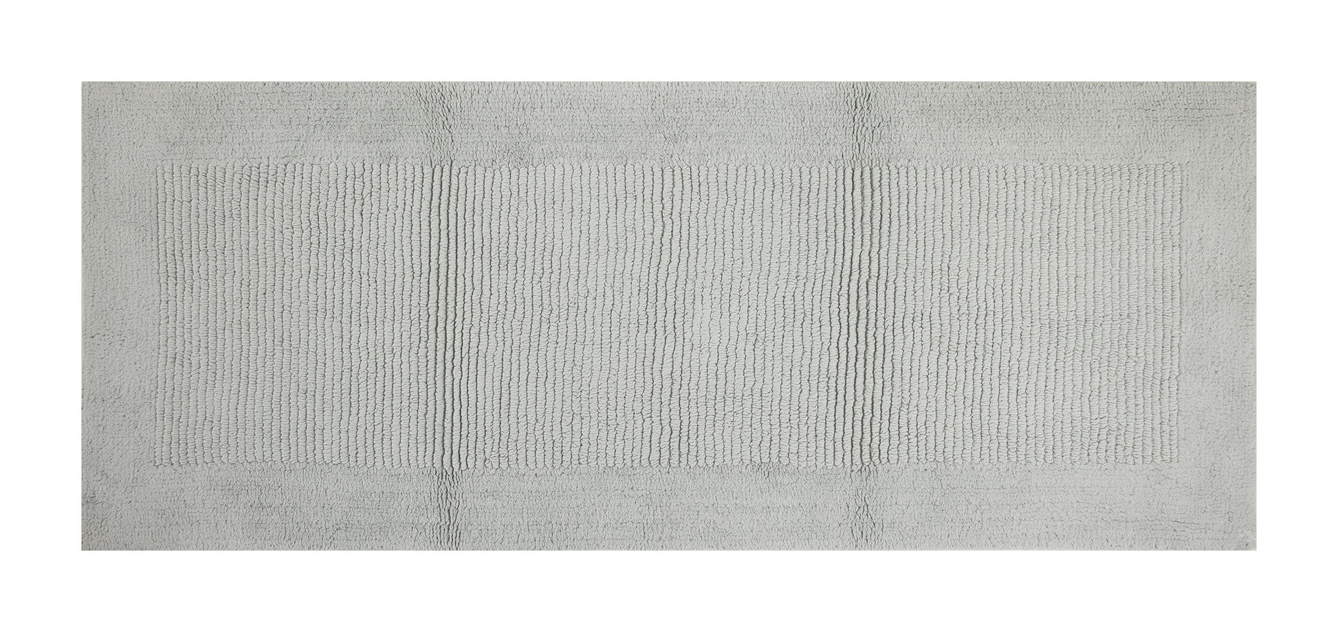Hotel Style Silver Egyptian Cotton 24" x 60" Bath Runner