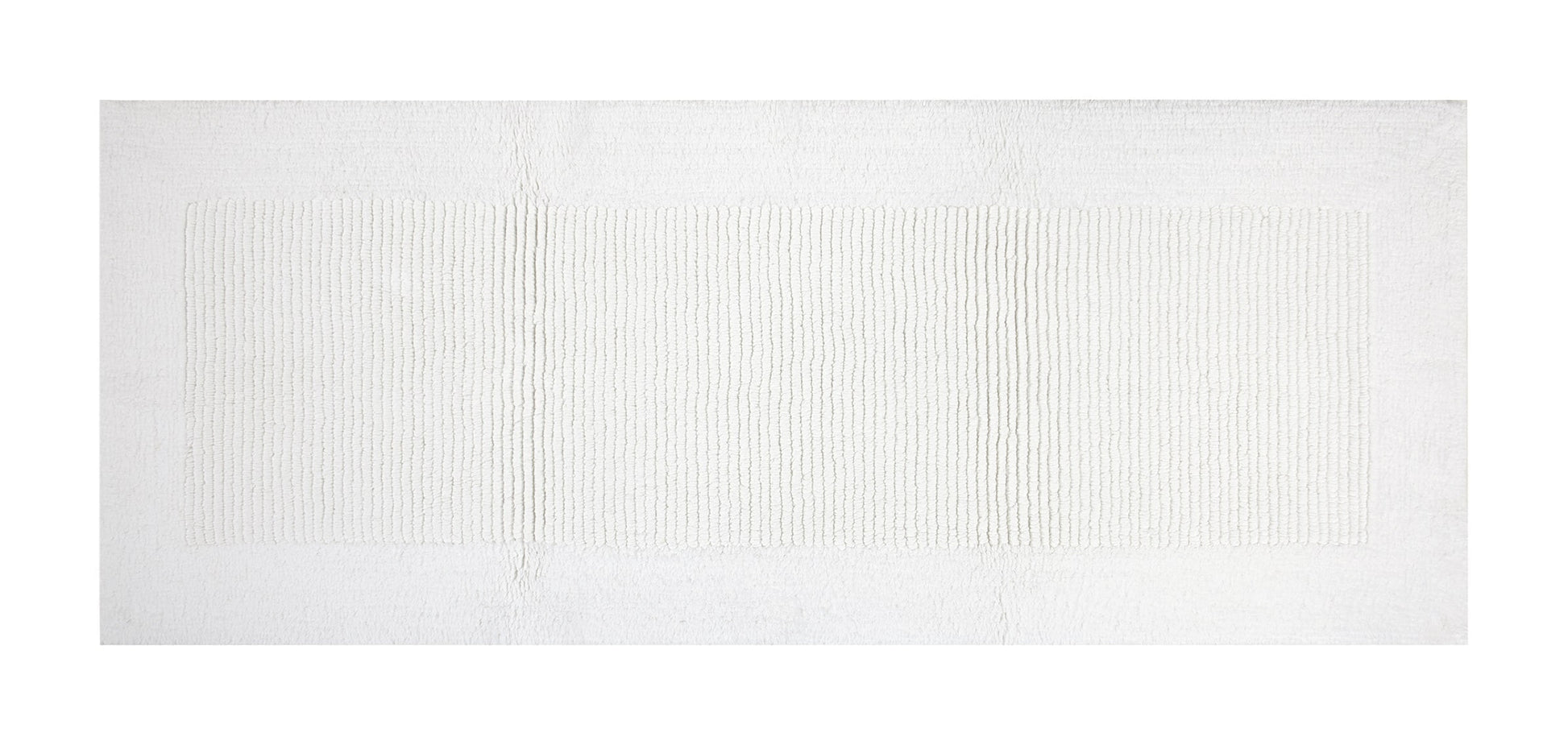 Hotel Style White Egyptian Cotton 24" x 60" Bath Runner