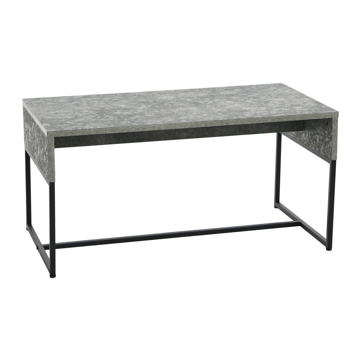Household Essentials Wrap Modern Coffee Table, Slate Concrete