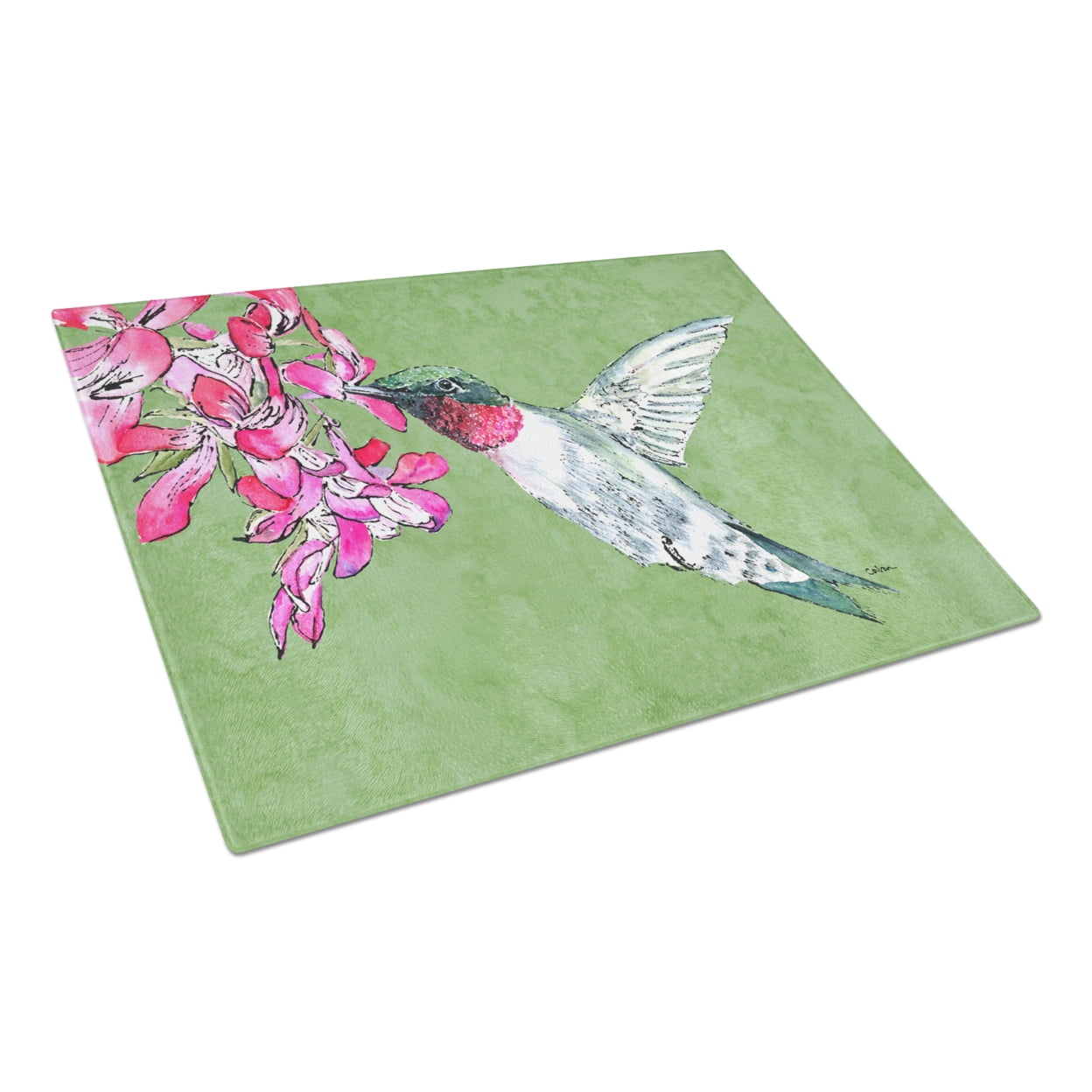 Hummingbird Glass Cutting Board