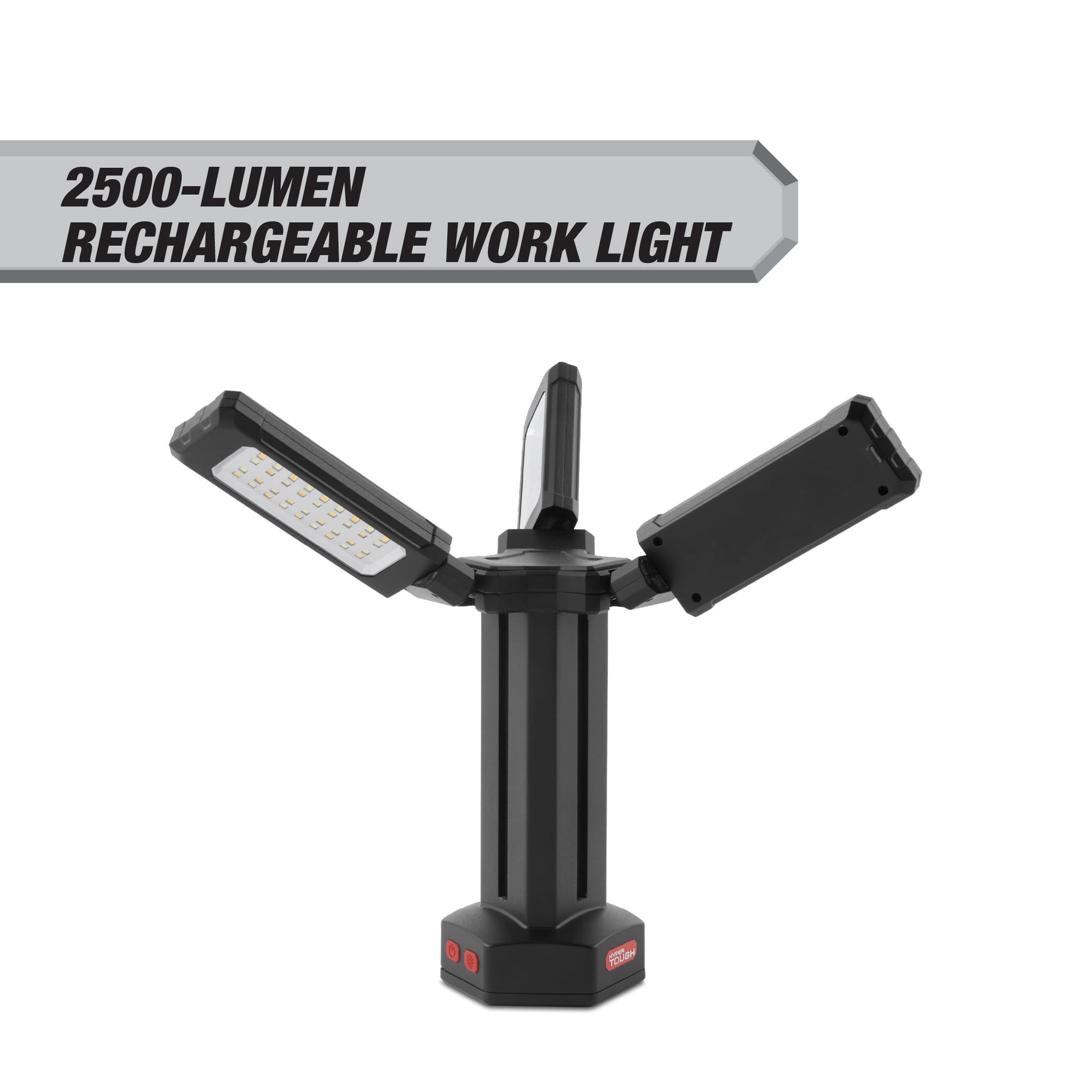 Hyper Tough 2500-Lumen Rechargeable Work Light