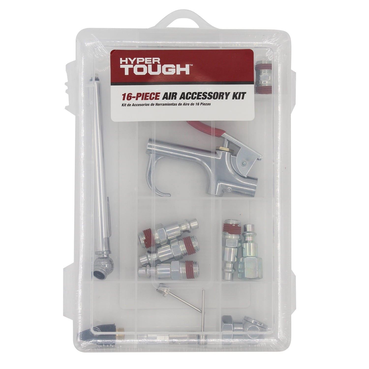 Hyper Tough Complete With Storage Box Air Accessory Kit 16 Piece