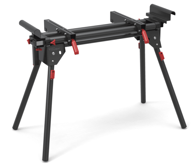 Hyper Tough Hyper Stack Heavy Duty 500-lb Miter Saw Stand, Supports 10' Boards
