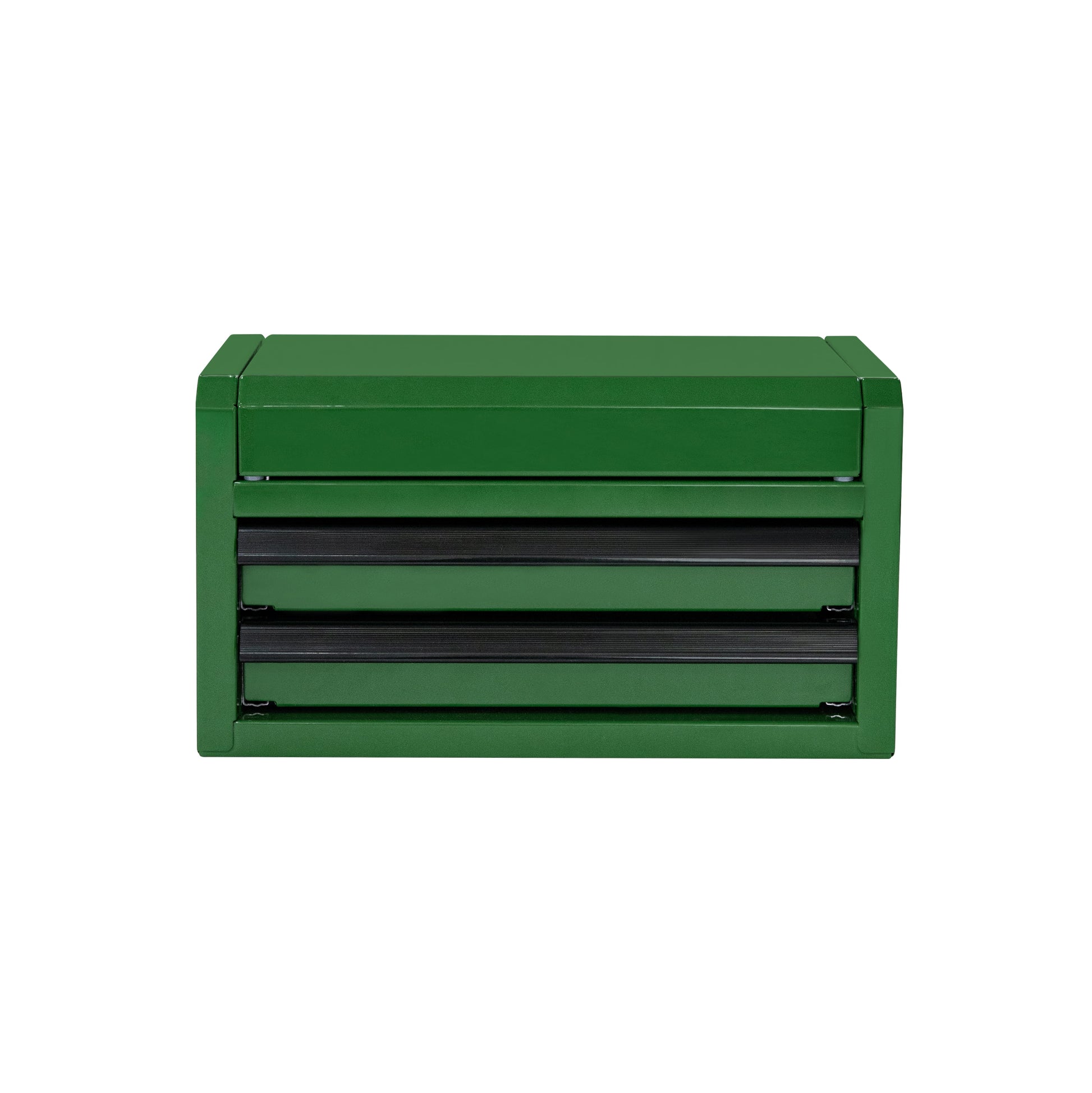 Hyper Tough Mini 10-inch 2-Drawer Steel Toolbox, WC Green