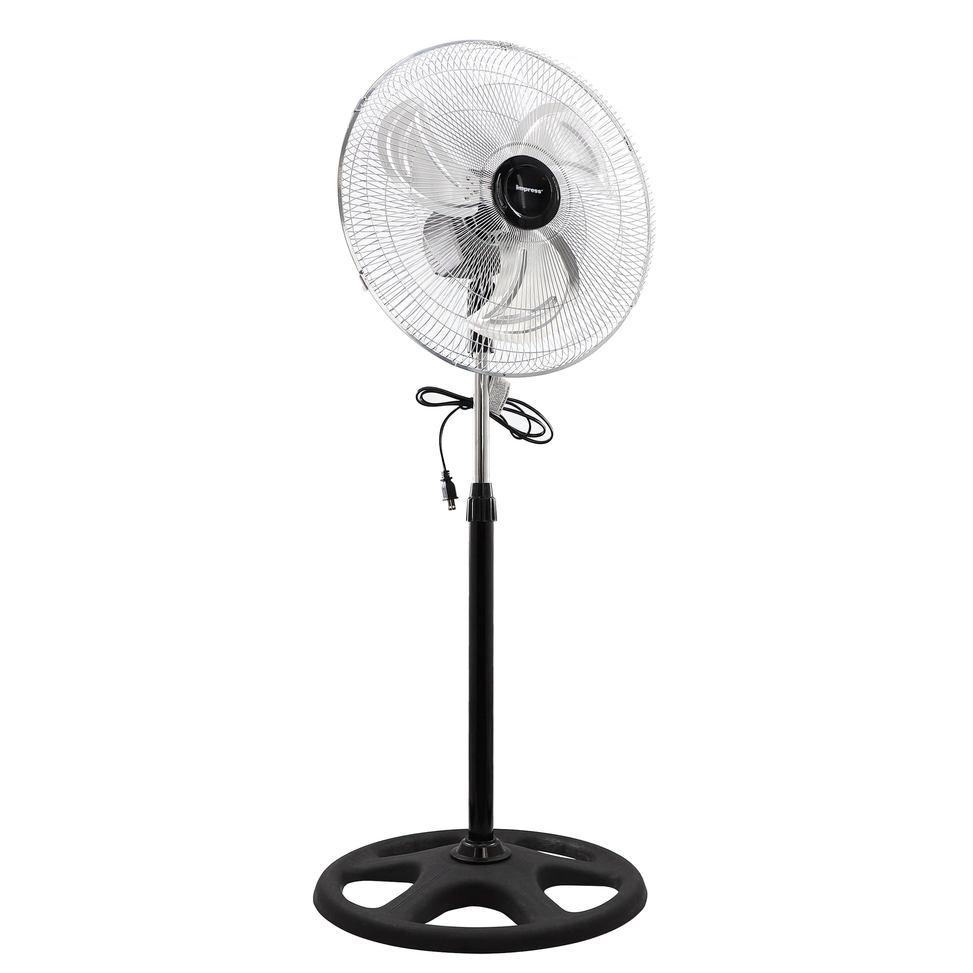 Impress 18 Inch Chrome Hi-Speed Industrial Standing Fan