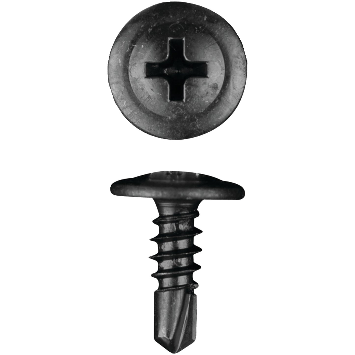 Install Bay Phillips Wafer-Head #8 Tek Screws, 500 Pack (0.5 In.), PWHT812PT