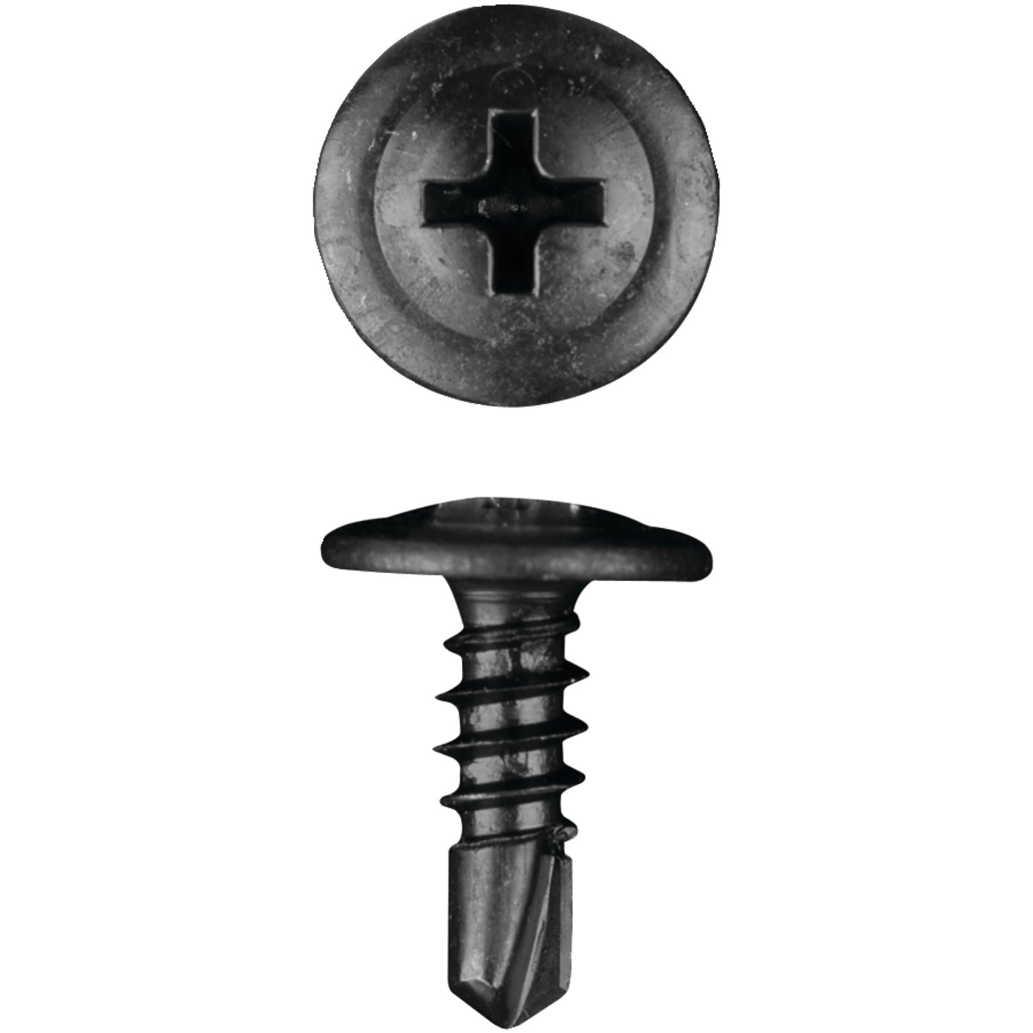 Install Bay Phillips Wafer-Head #8 Tek Screws, 500 Pack (0.5 In.), PWHT812PT
