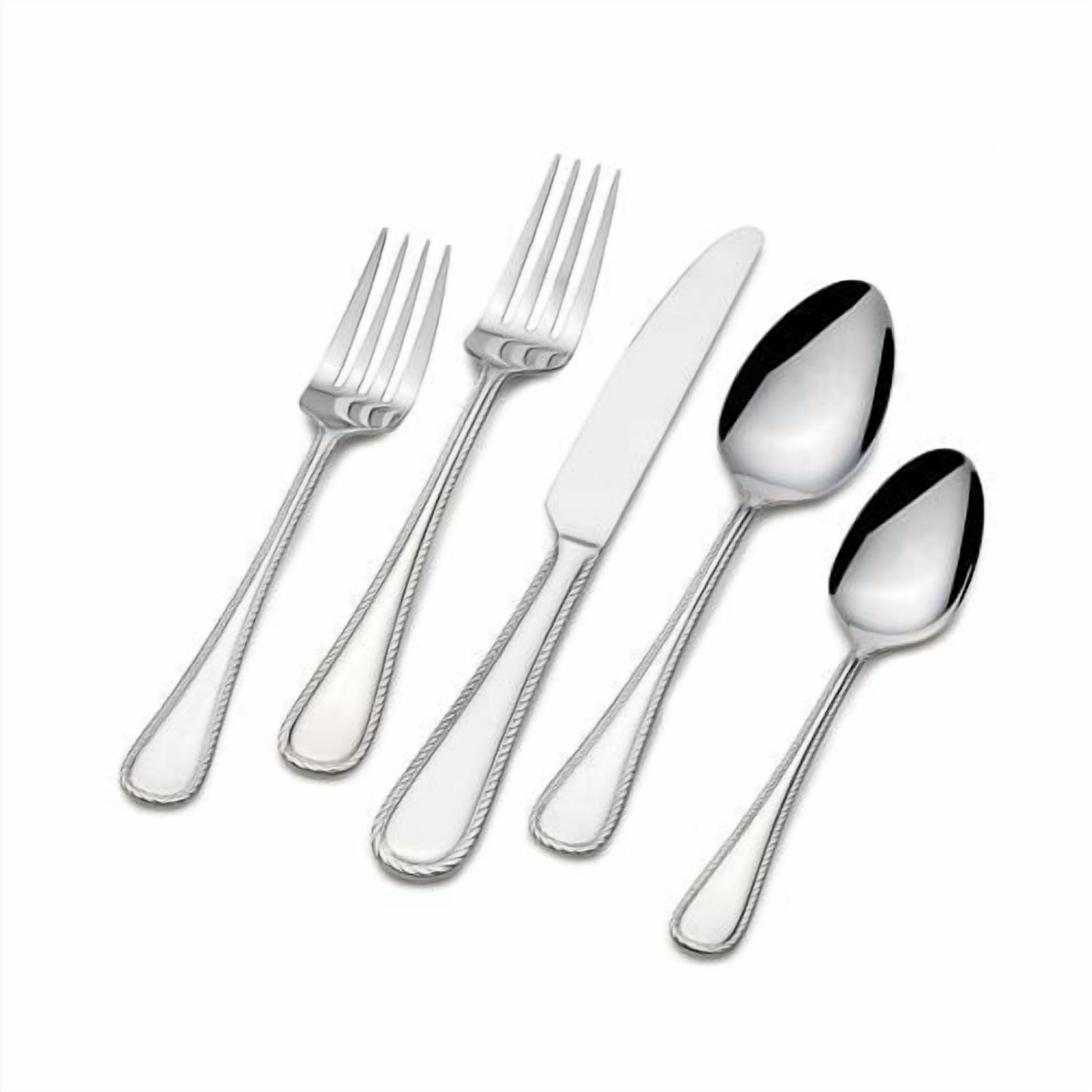 International Silver Adventure 51-Piece Stainless Steel Flatware Set for 8