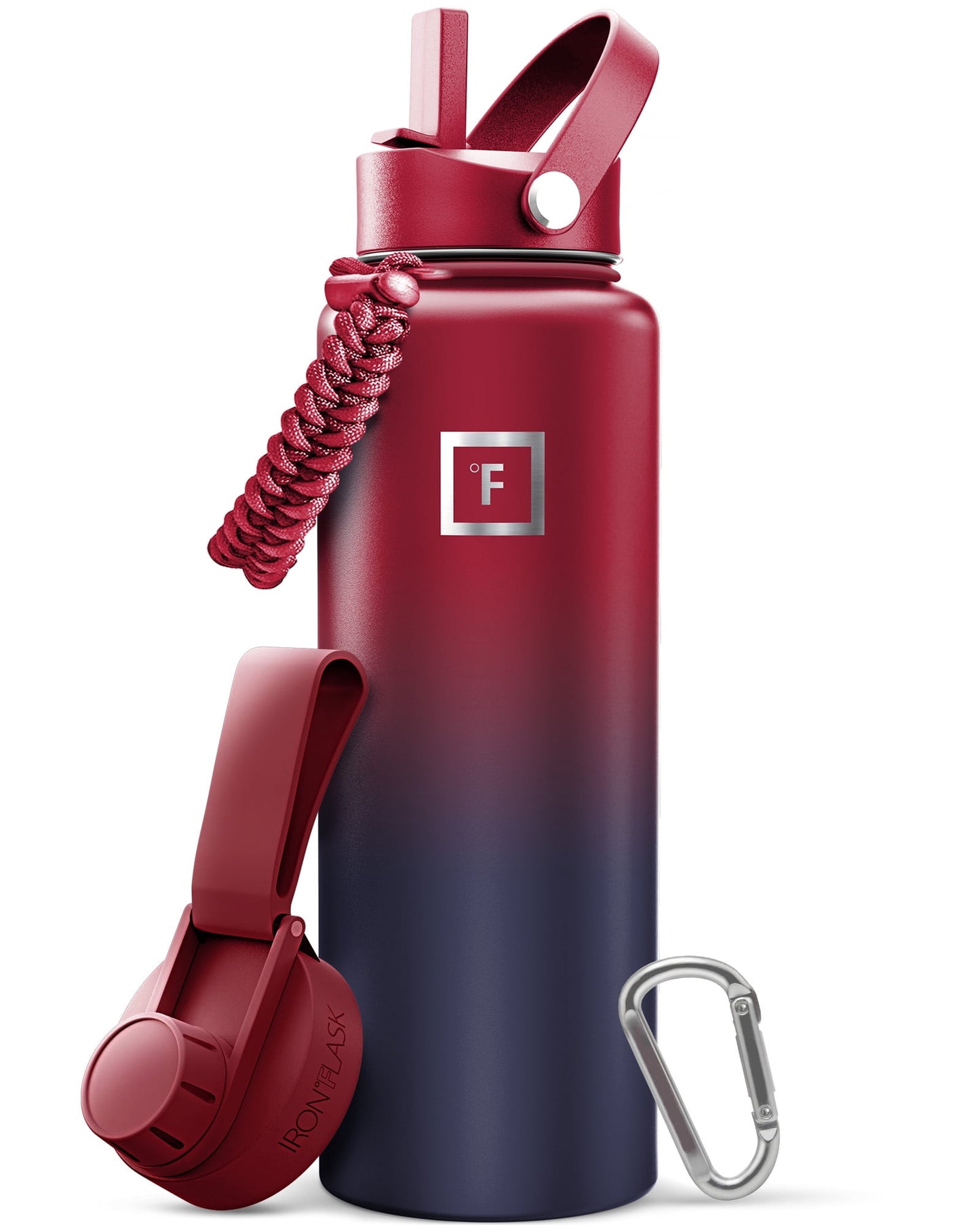 Iron Flask 40 oz Dark Rainbow Stainless Steel Water Bottle