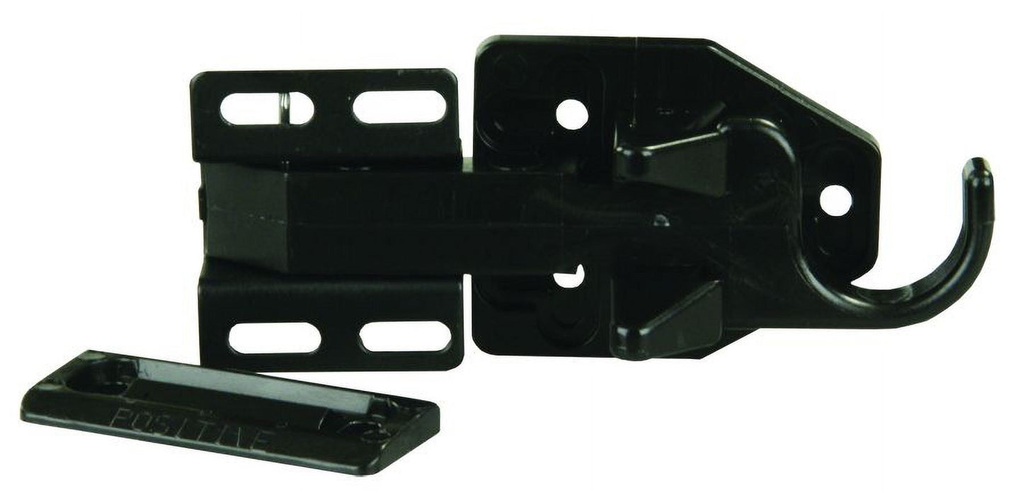 JR Products 10785 - Black Bullet Rooster Door Latch