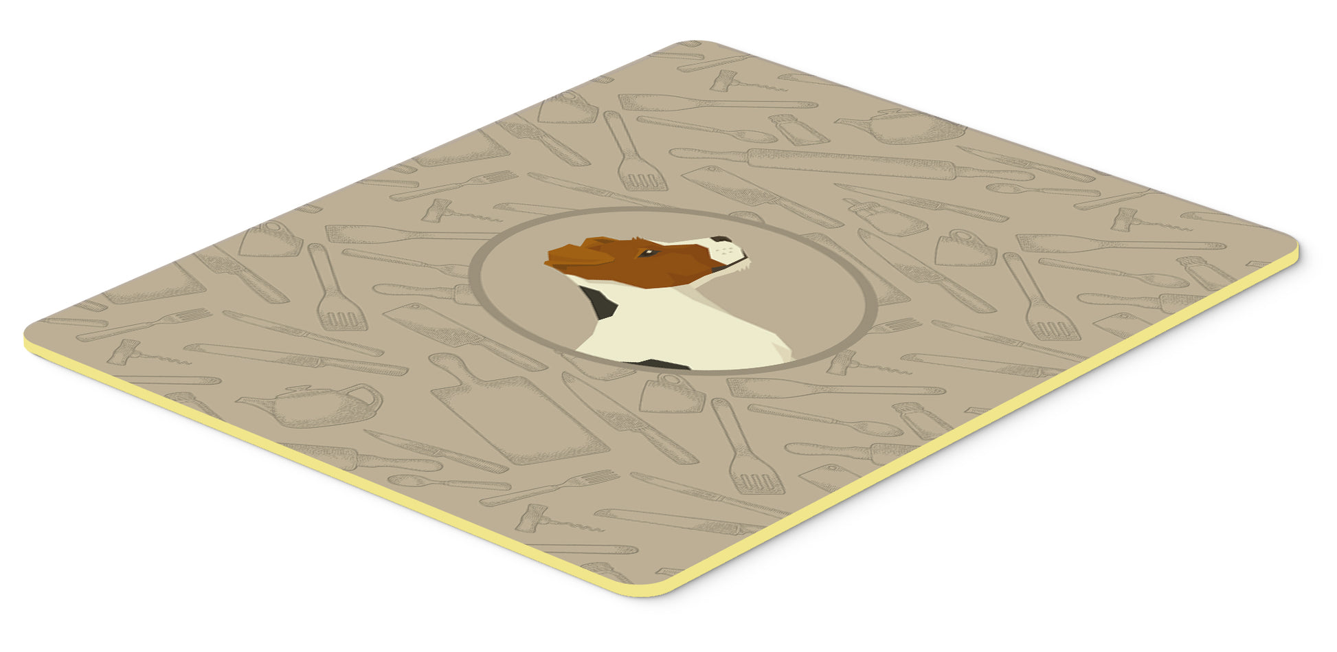 Jack Russell Terrier In the Kitchen Kitchen or Bath Mat 24x36