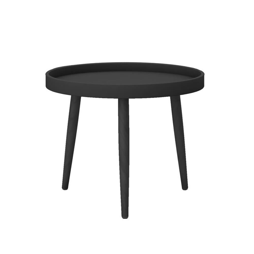 Jamesdar Kurv Plastic and Steel 24" Chat Table in Black