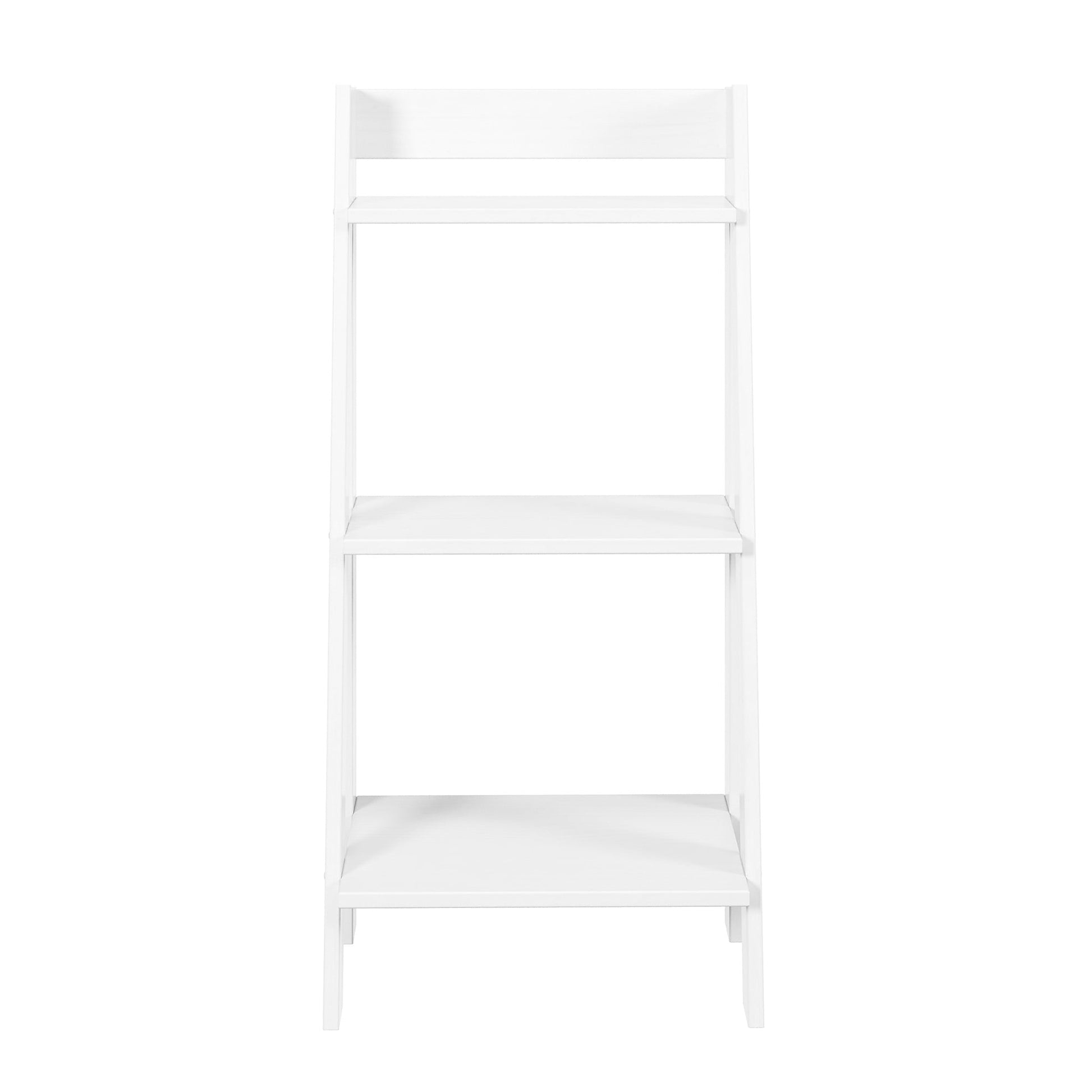 Jela Solid Wood Split 3 Shelf Ladder - White