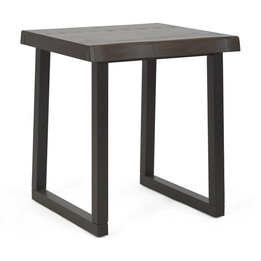Jennings Live Edge Cherry and Ebony Wood End Table