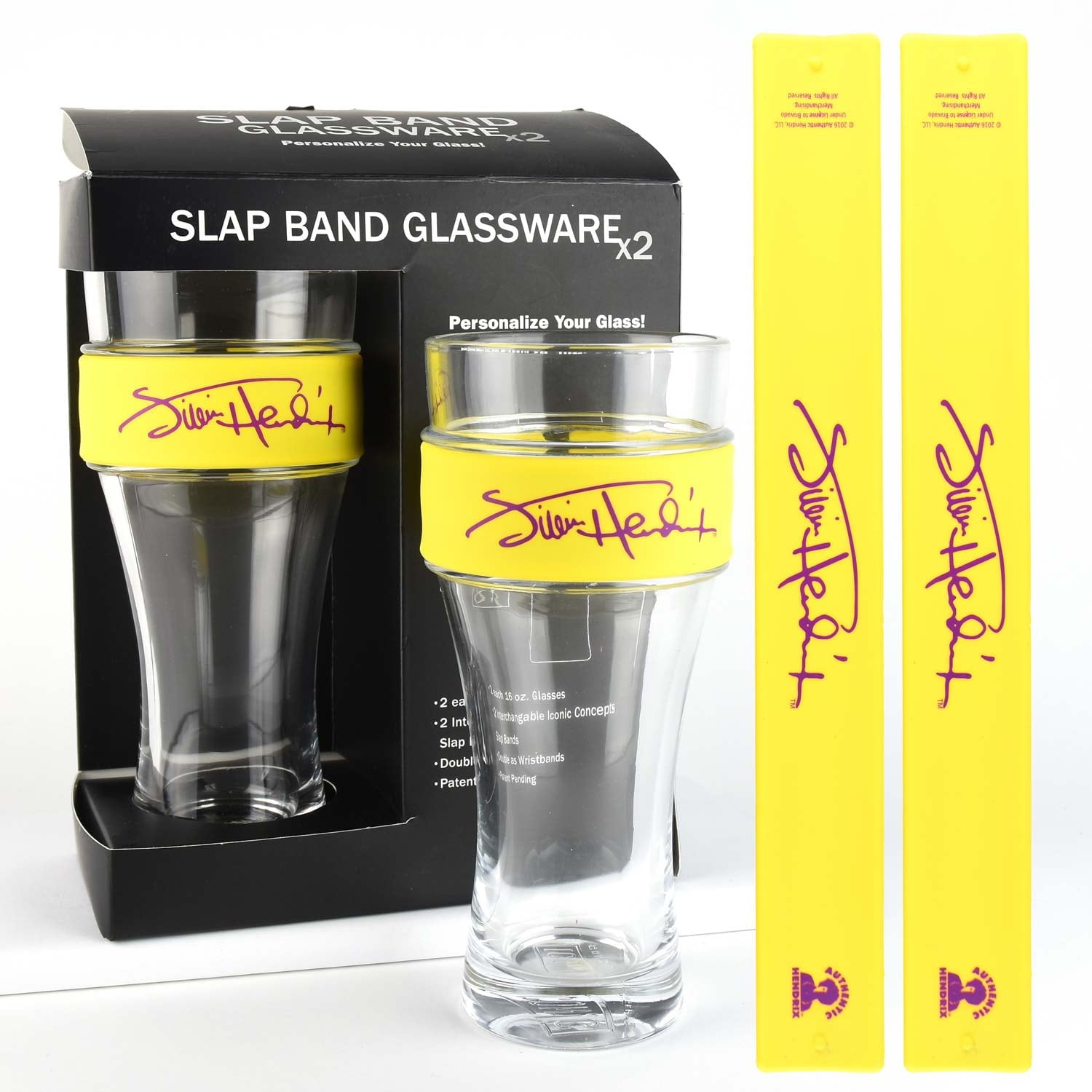 Jimi Hendrix Pub Glass Set