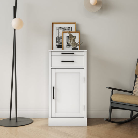 Jopath Modular Storage Cabinet,Buffet Cabinet With Hutch,Spacious Drawer & Shelf, Maximize Your Area Dining Buffet With Store Wine, Decorations,Easy Maintenance For Living Room White