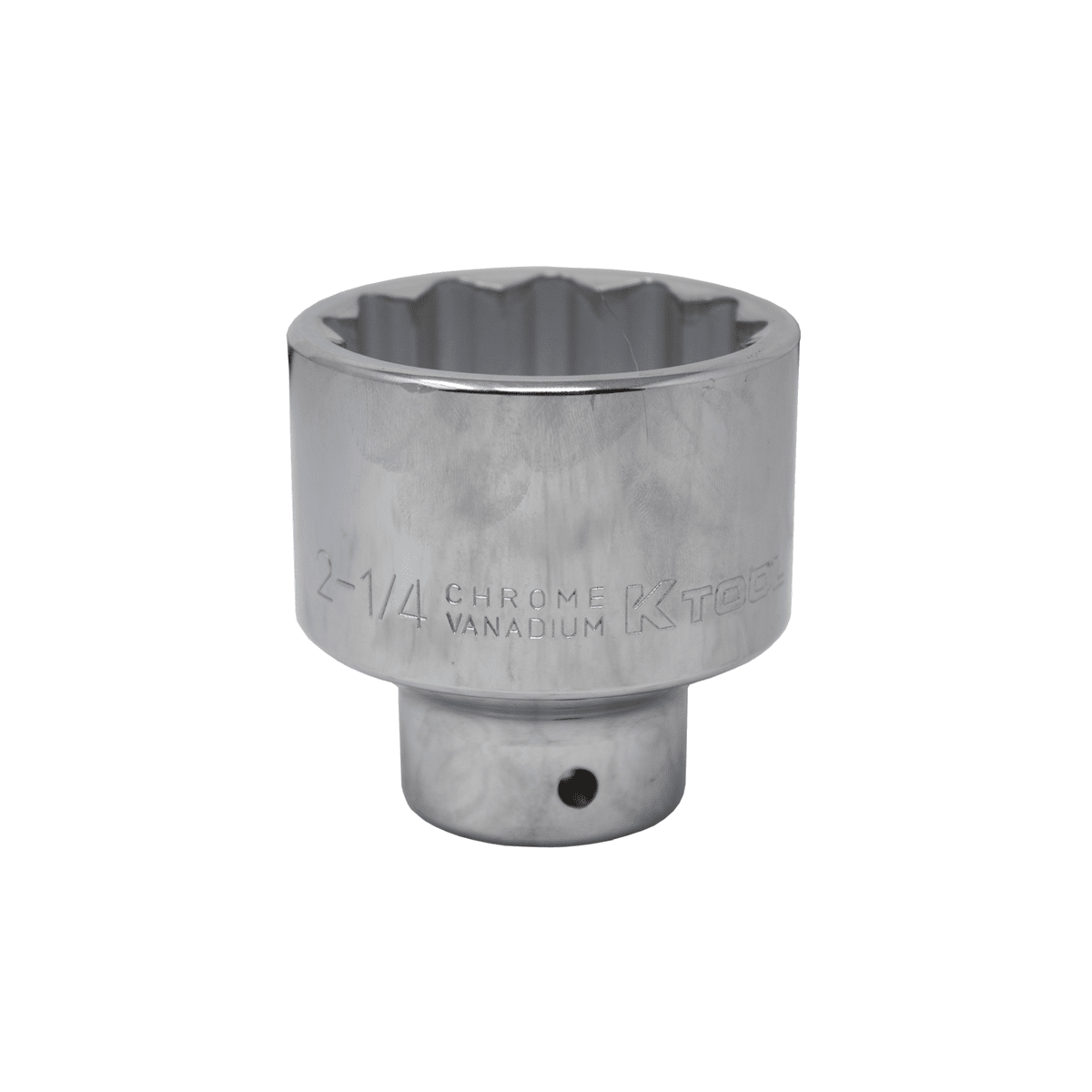 K-Tool 24173 12-Point Chrome SAE 2-1/4"Socket with 3/4" Drive