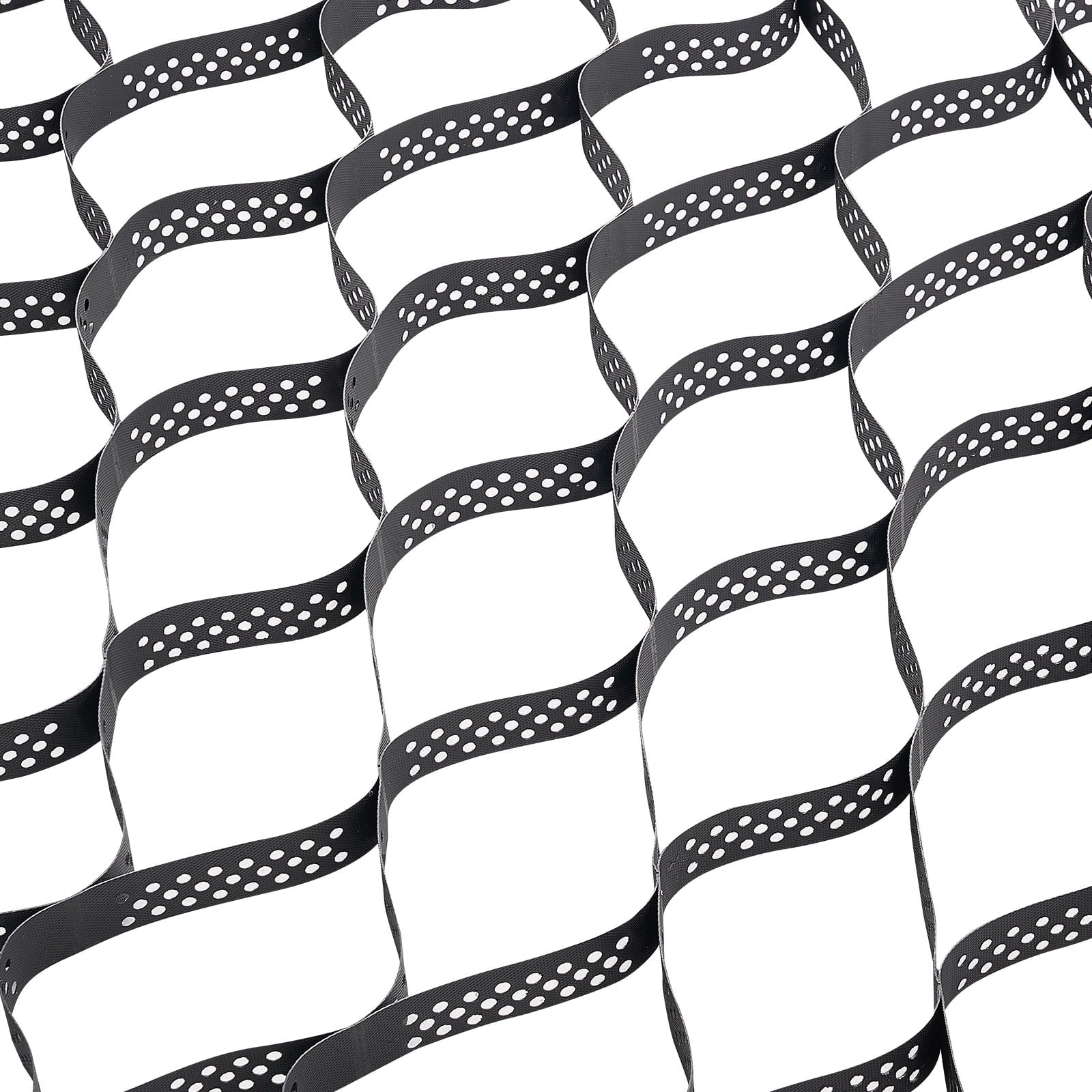 KFFKFF 2-Inch Deep Gravel Grid, 17.06 x 8.86 FT / 5200 x 2700 mm, Supports 1880 LBS Per Sq ft, Permeable Ground Stabilizer for Driveways, Gardens, Patios, Walkways, and RV Parking